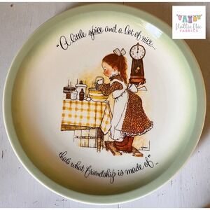 Vintage Holly Hobbie decorative ceramic plate- Collector Edition
